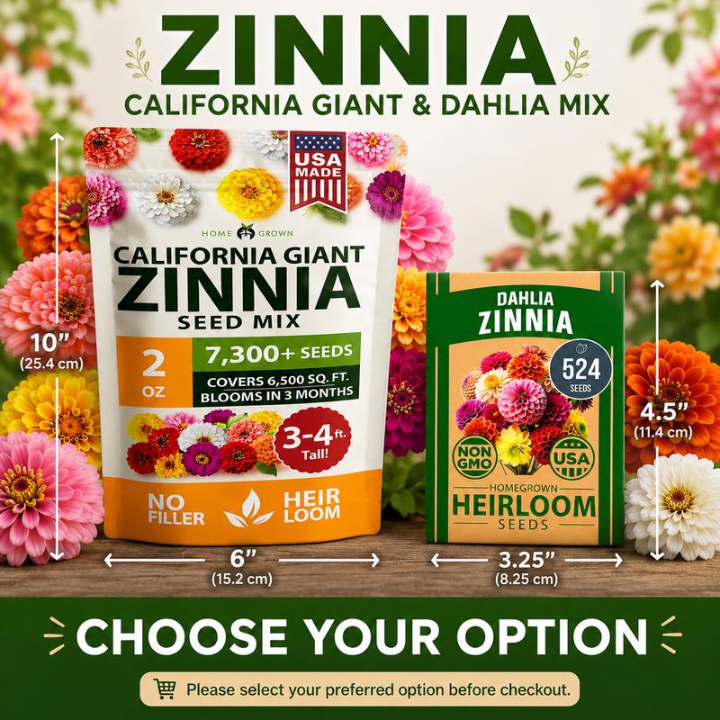 🎉😍Mixed Color Zinnias Flower Seeds-Your Garden's Colorful Oasis