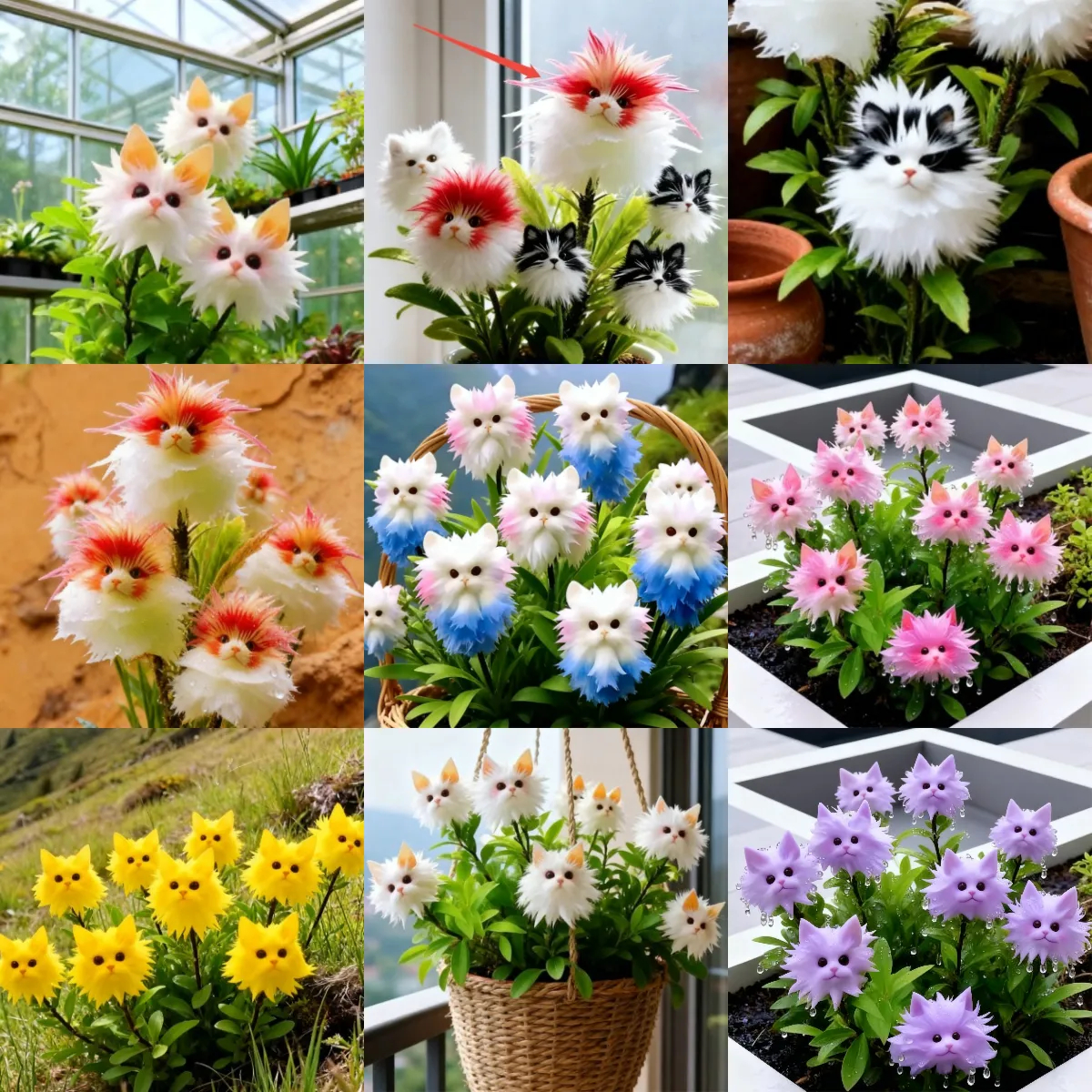 🐱🐱Magical plants! 🌈Cat's eye dazzling series