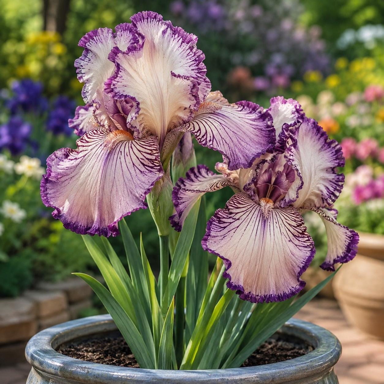 🌸 Iris Bulbs – Elegant Blooms That Return Year After Year