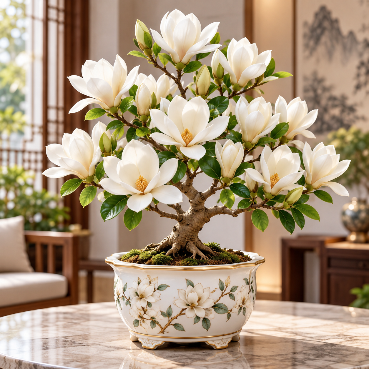 Magnolia liliiflora (Purple Orchids) Bulbs 🌸 Flowers Hide the Leaves, Fragrance Fills the Air