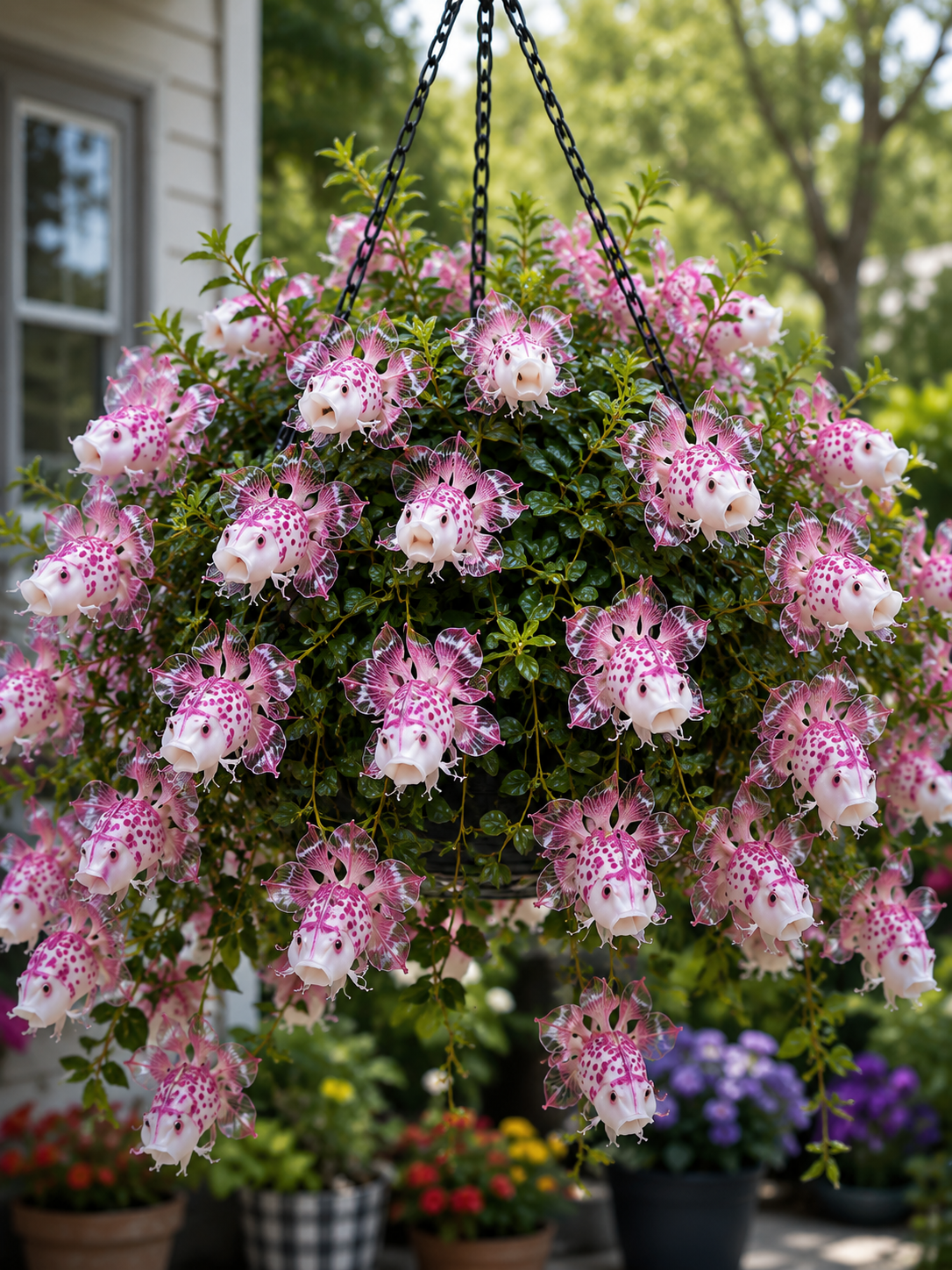 🐠 Rare Goldfish Hanging Plant -A Charming Trailing Plant for Hanging Baskets, Patios & Bright Indoor Spaces