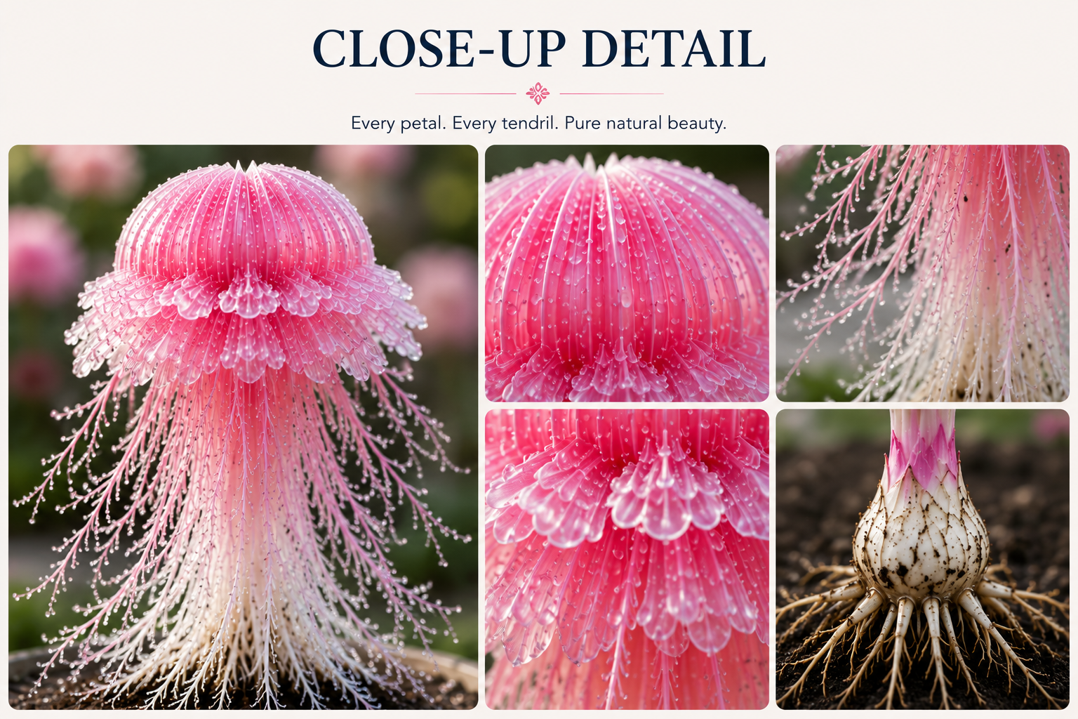 🔥🔥🔥🪼 Rare Jellyfish Flower Bulbs - The Flower That Looks Like It's Floating Above Your Garden