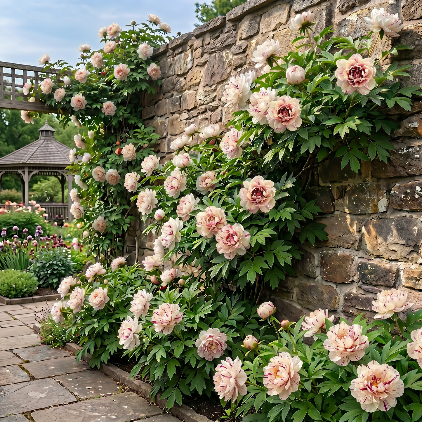 🌸 Rare Climbing Peony Bulbs🪴Big Full Blooms, Cold Hardy Perennial, Eas