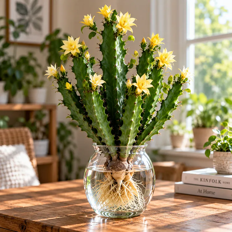 🌵 Rare Colorful Dragon Bone Flower Bulbs – Sculptural Stems with Delicate Blooms