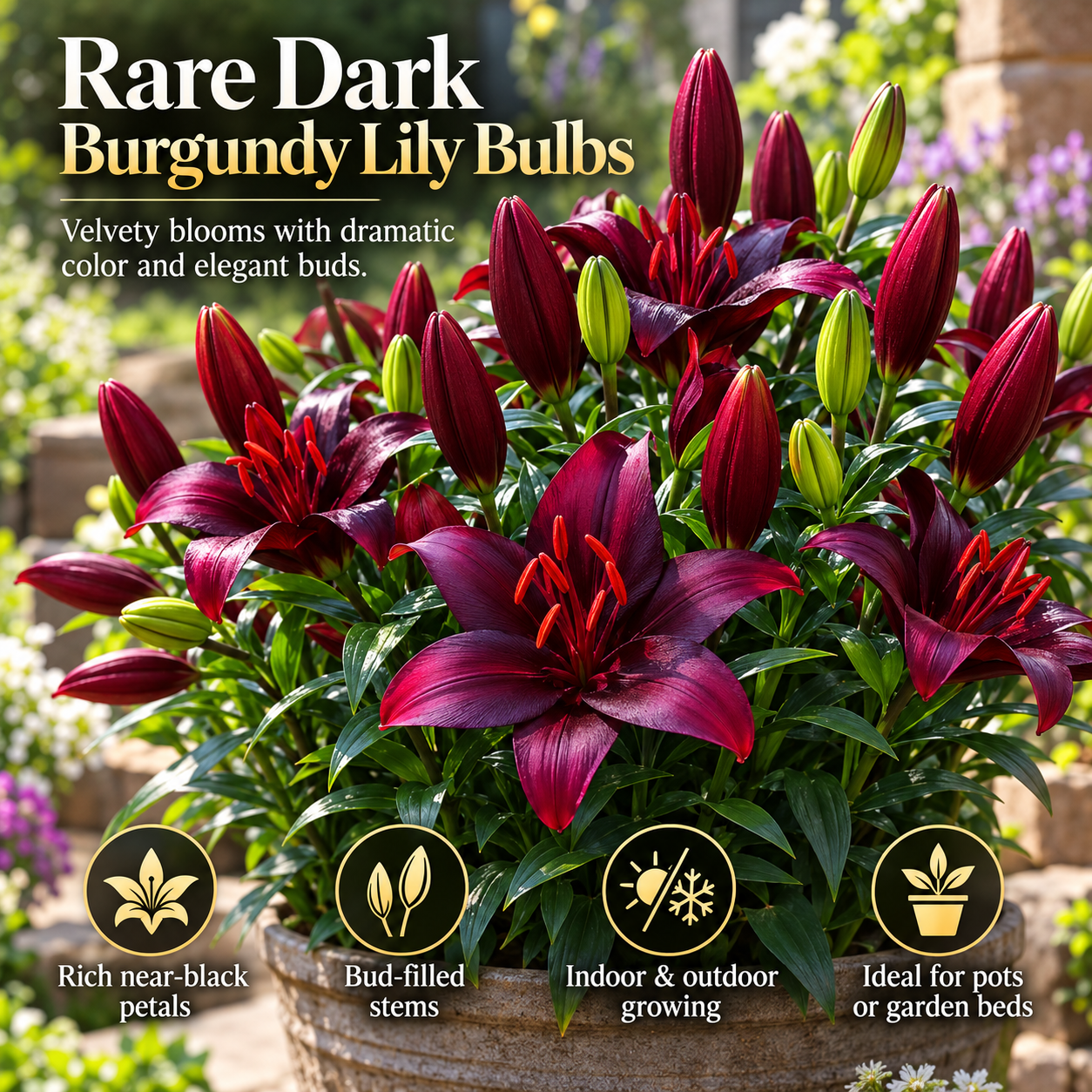 🌺Double Perfume Lily Bulbs—Fresh and Sweet