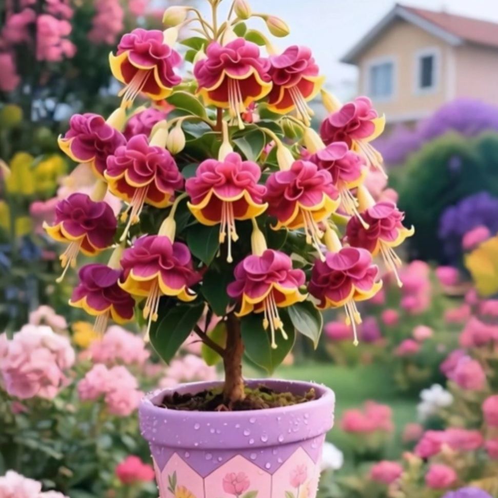 🌸 Double Fuchsia – Beautiful Shade-Loving Flowering Plants