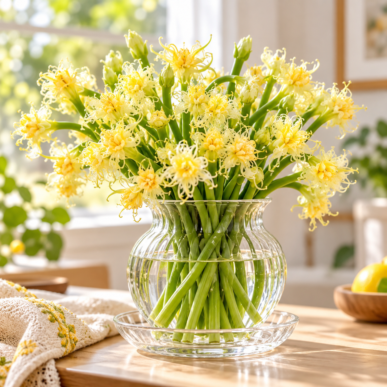 Hydroponic Garlic Scape Flower Bulbs