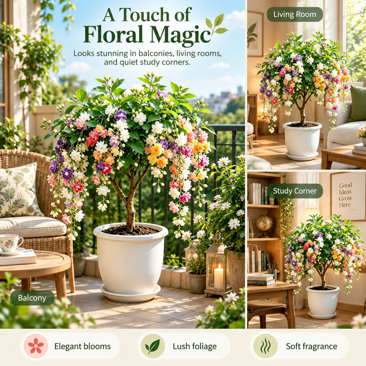 🌸【7 days germination】Last Day Up to 50% OFF💐Rare Weeping Jasmine Flowers Bulbs