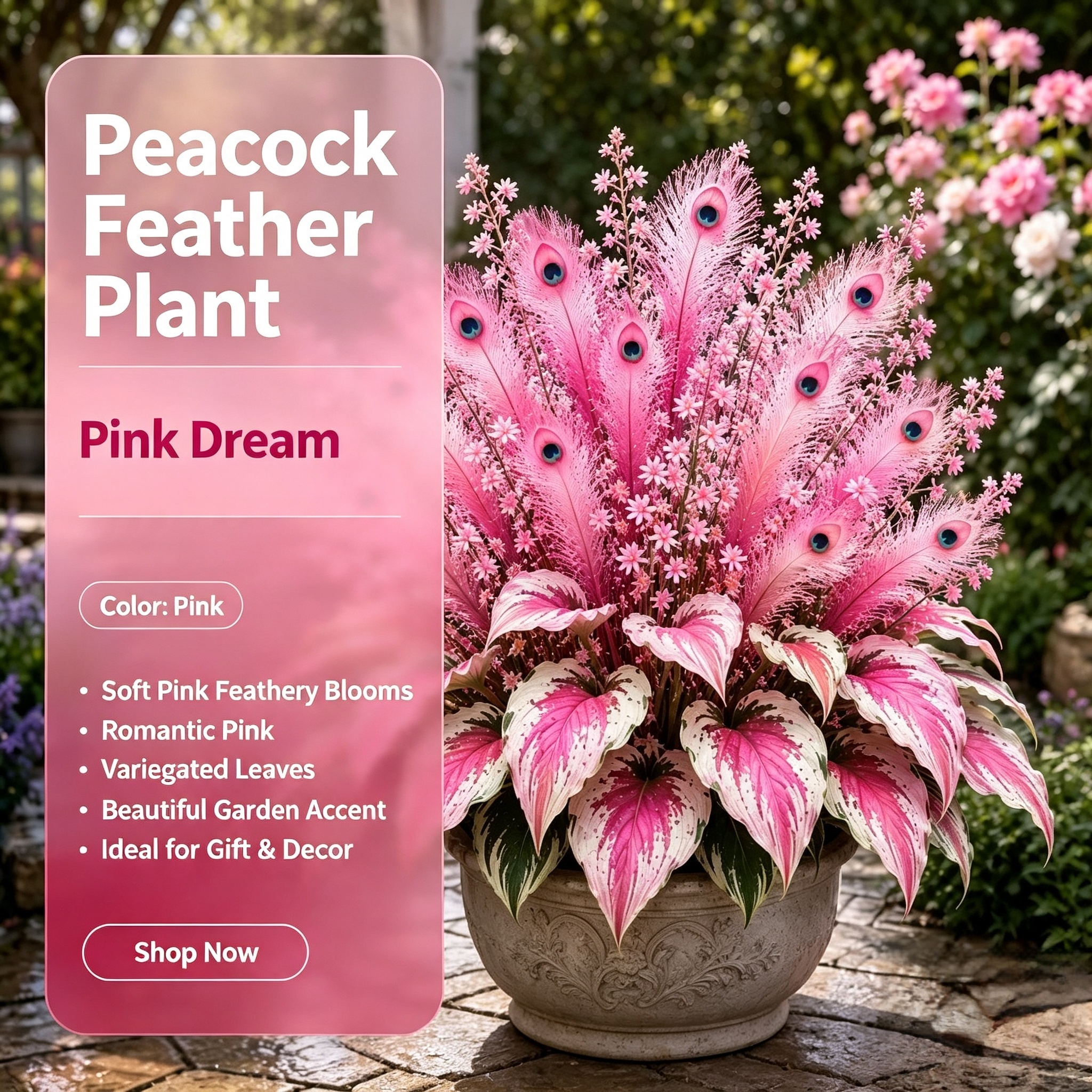 🏠🦚 Peacock Flame Hosta Bulbs💥 Stunning Colors That Brighten Any Space