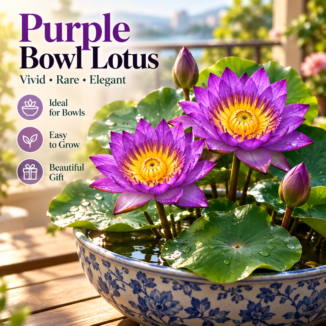 🪷Water lily Bulbs - The Sacred Bonsai Lotus Flower