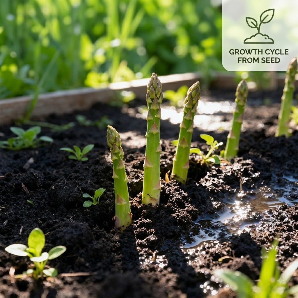🌱 Premium Perennial Asparagus Seeds, High‑Yield Hardy Garden Vegetable
