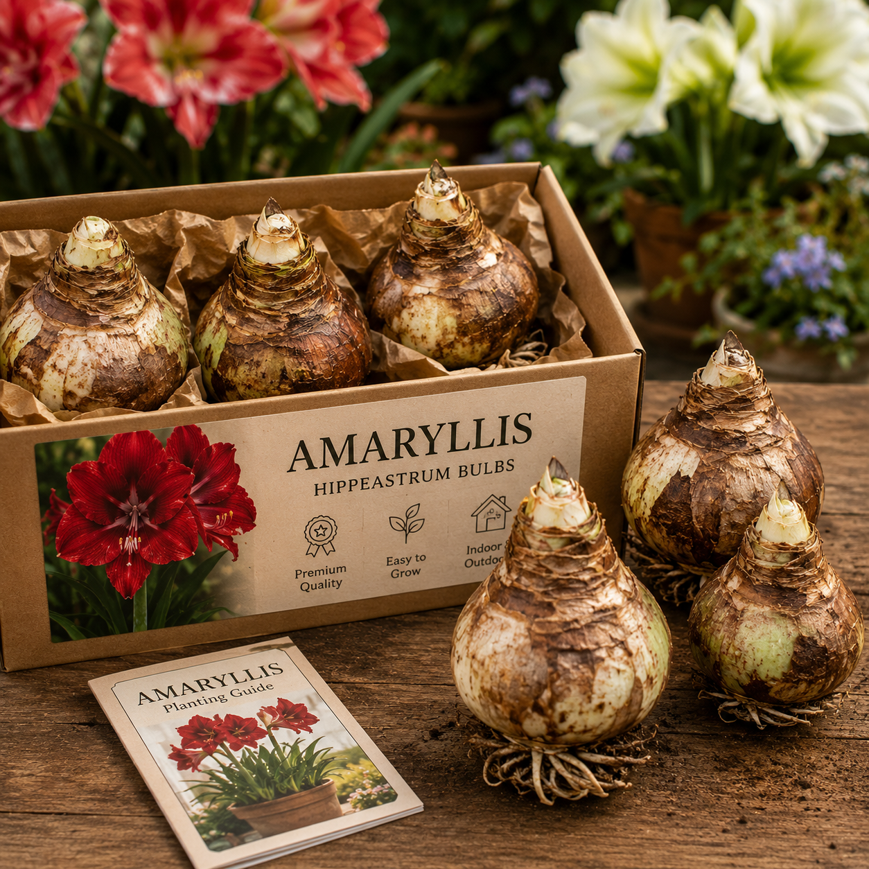 🌺 Giant Amaryllis Bulbs-🏆 Winner Of The Gardeners' Choice Collection 2026