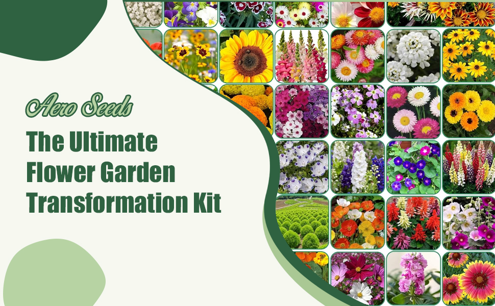 Aero Seeds &ndash; The Ultimate Flower Garden Transformation Kit SPN-MC368P
