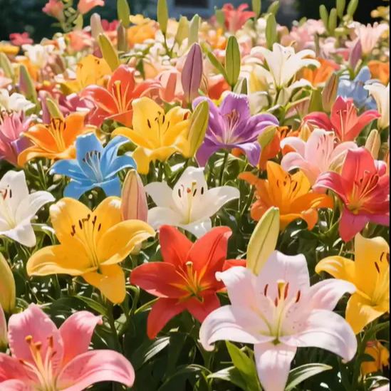 ⚜️Rare Color Double-Petaled Fragrant lily bulbs—Fresh and Sweet