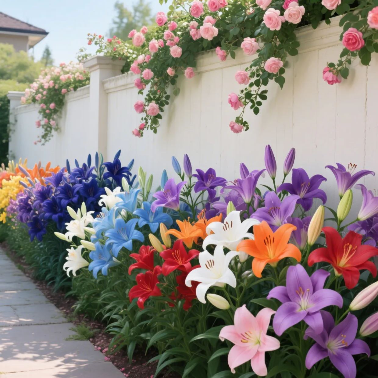 ⚜️Rare Color Double-Petaled Fragrant lily bulbs—Fresh and Sweet