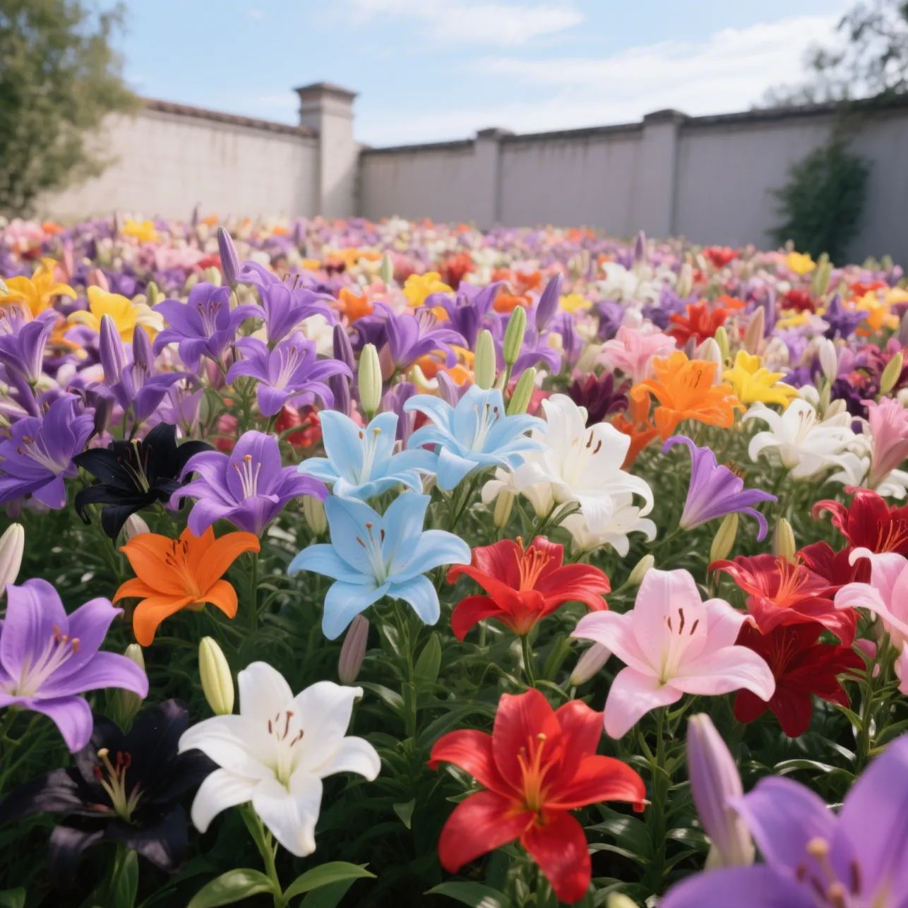 ⚜️Rare Color Double-Petaled Fragrant lily bulbs—Fresh and Sweet