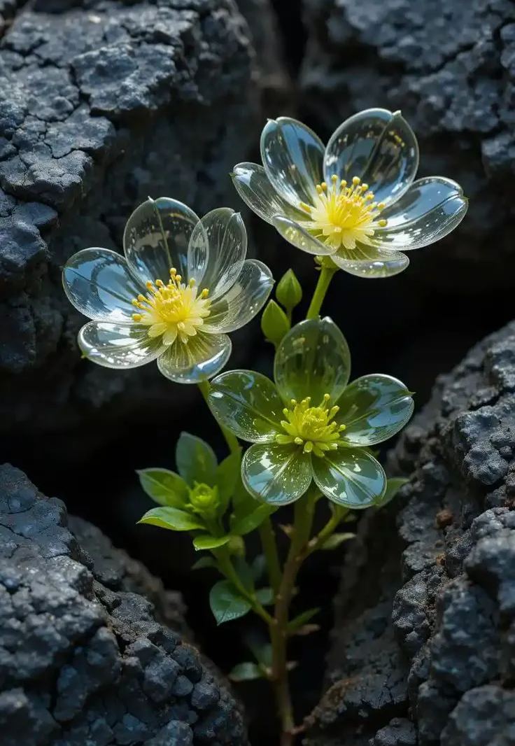 Rainbow Crystal Glass Flower Seeds