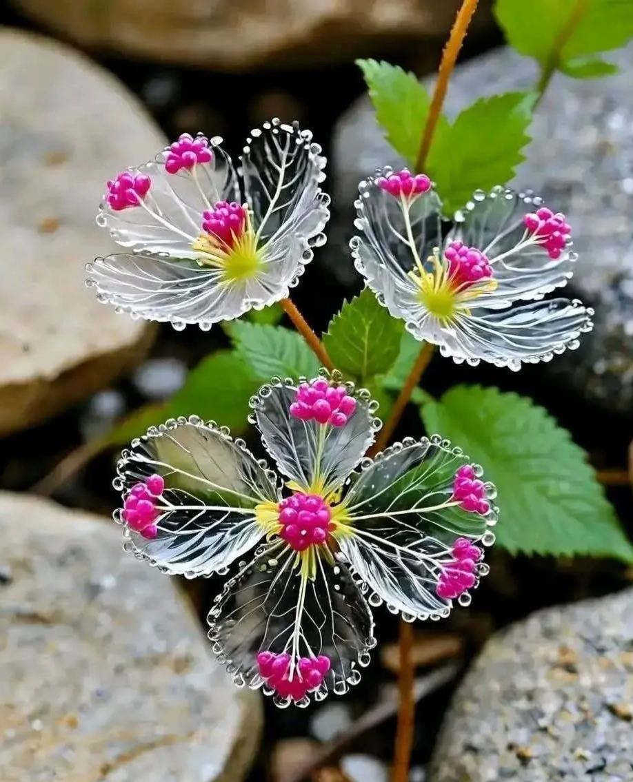 Rainbow Crystal Glass Flower Seeds