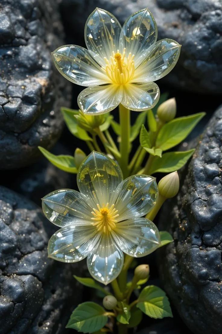 Rainbow Crystal Glass Flower Seeds