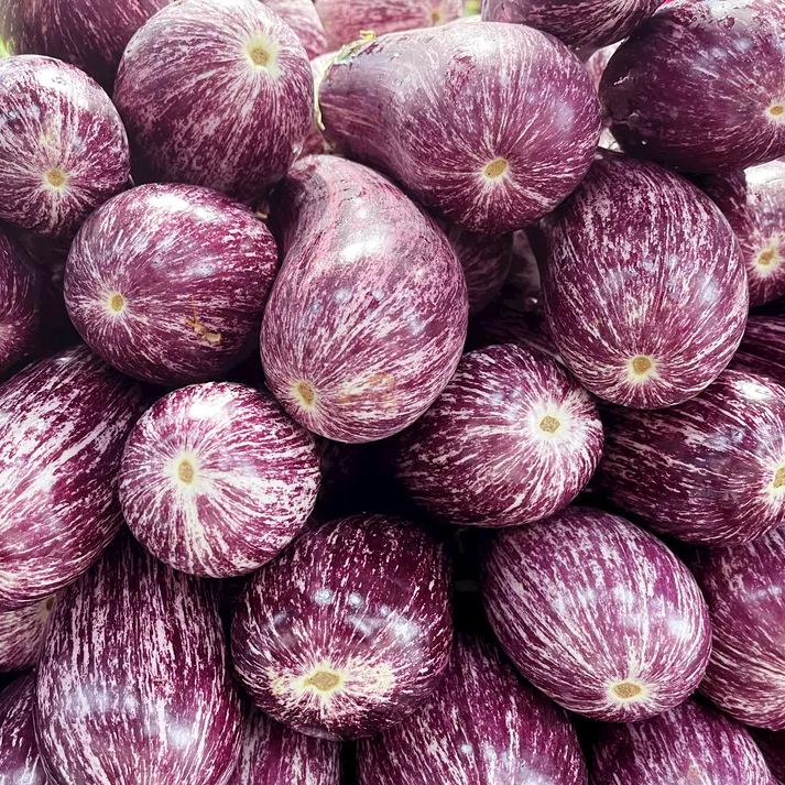 🍆 Nubia Eggplant Vegetable Seeds-Striped eggplant