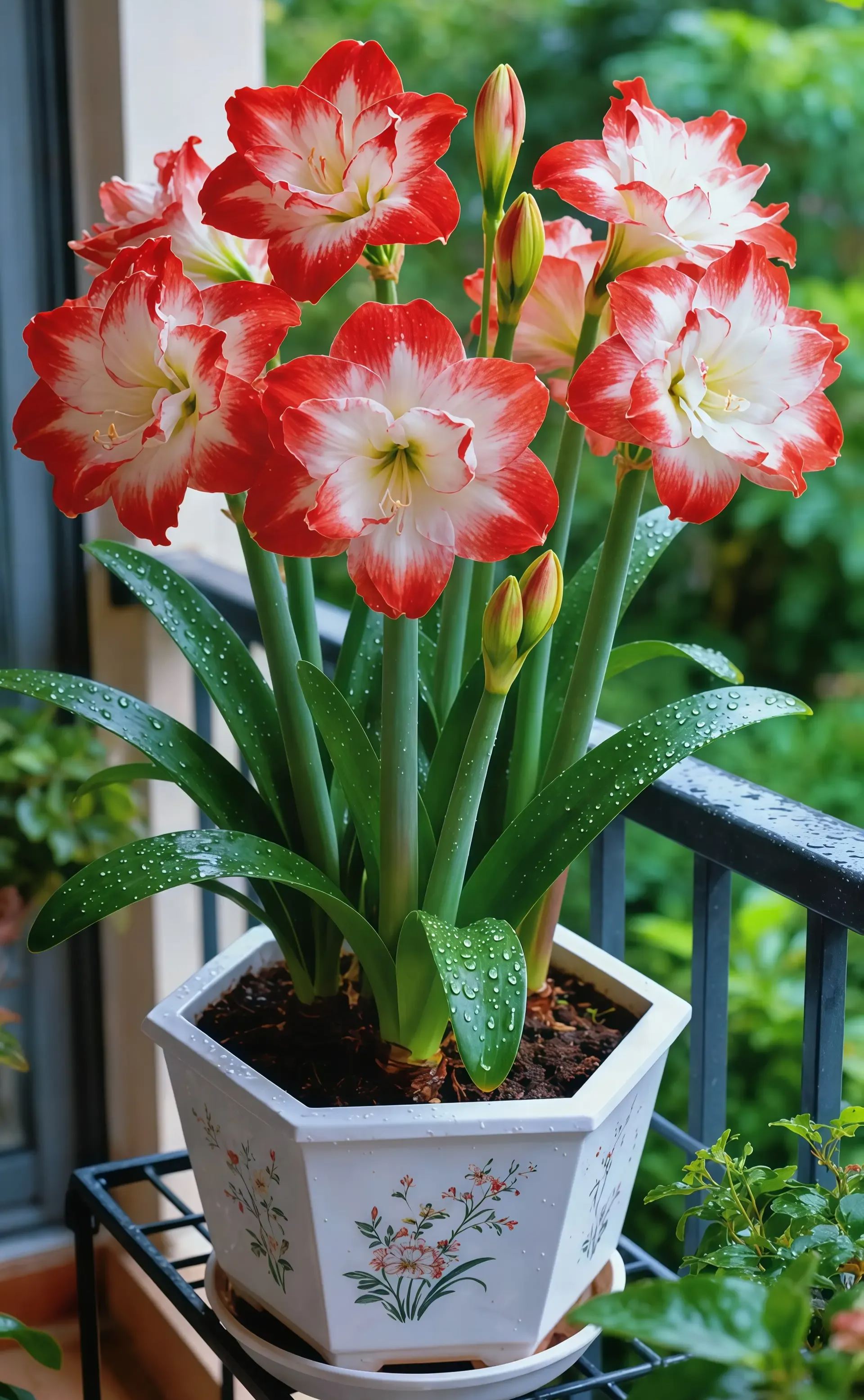 🌺 Double-Petaled Perfume Amaryllis Bulbs Luxury blooms, rich fragrance—turn every season into a floral show!