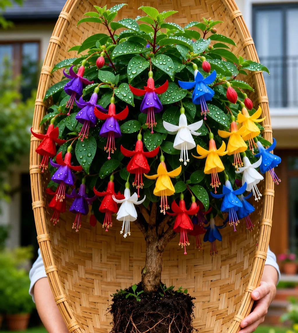 🌸 Double Fuchsia – Beautiful Shade-Loving Flowering Plants