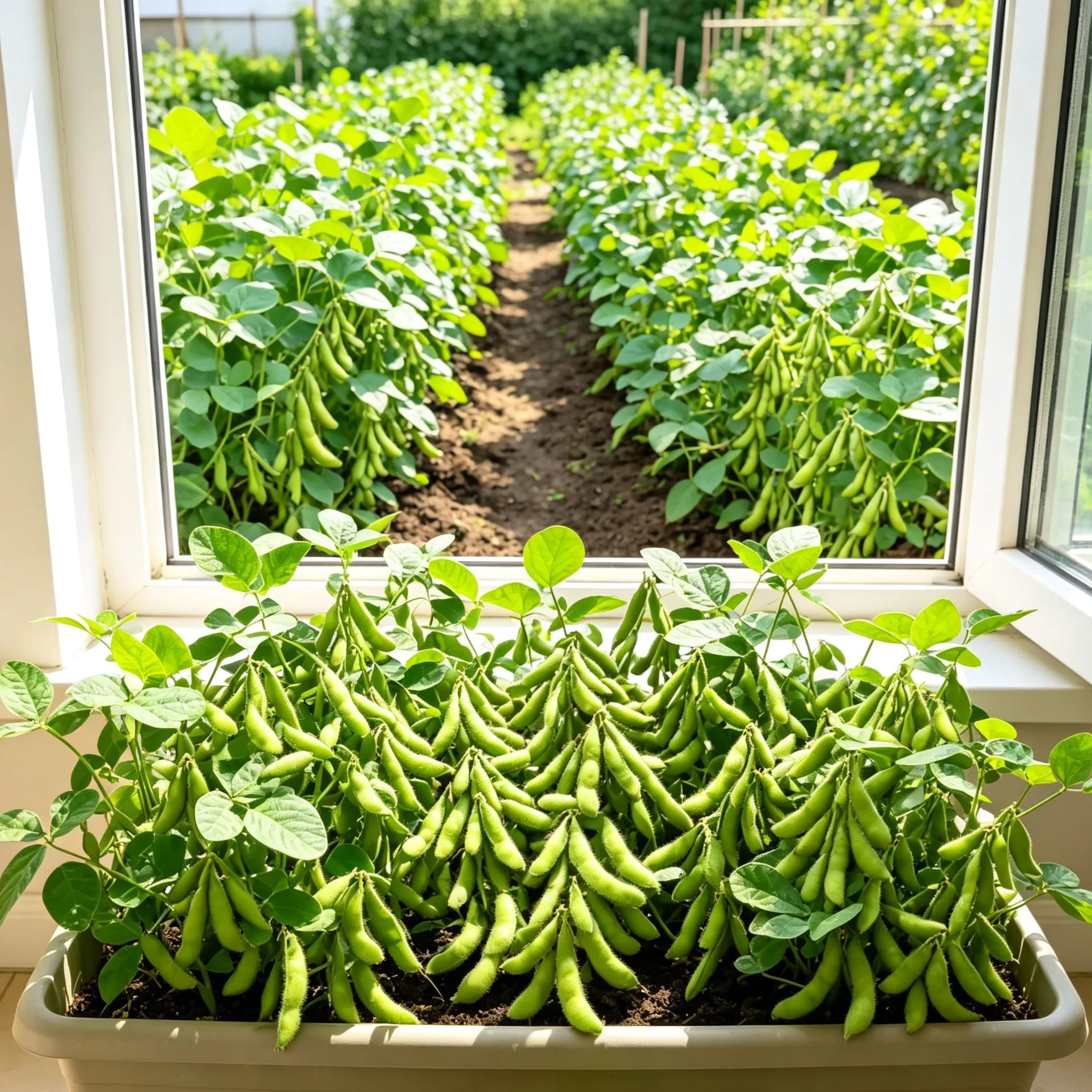🌱 Dwarf Edamame Seeds – Big Harvests in Small Spaces!