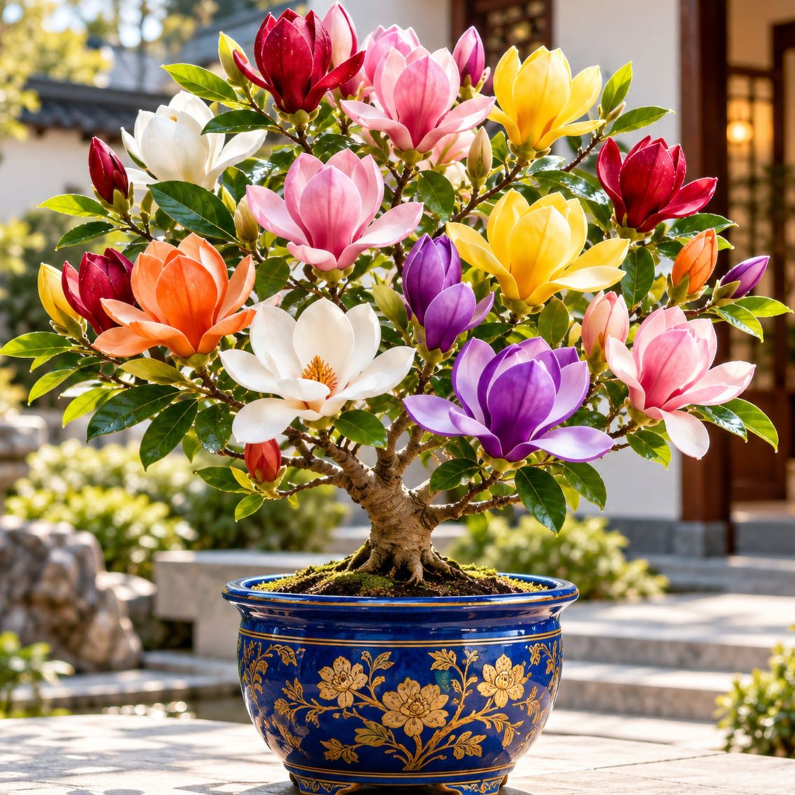 Magnolia liliiflora (Purple Orchids) Bulbs 🌸 Flowers Hide the Leaves, Fragrance Fills the Air