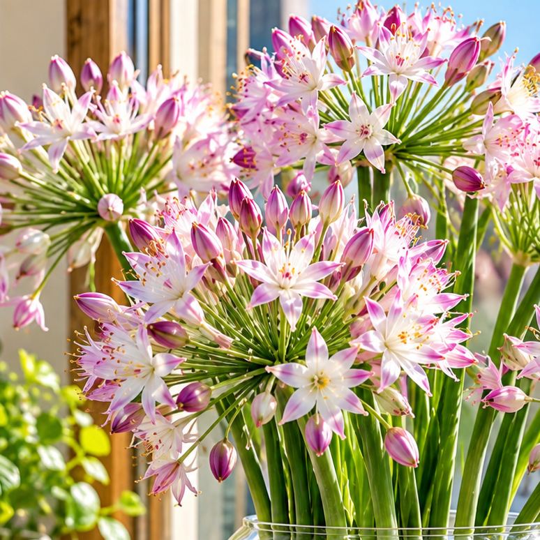 💧Hydroponic Garlic Scape Flower Bulbs