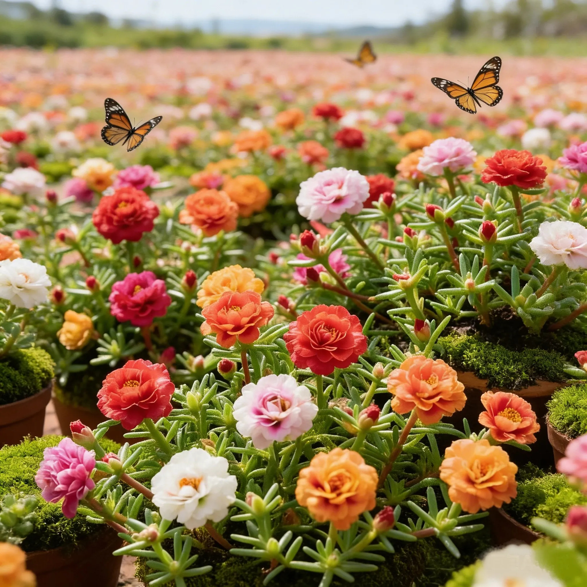 🌼10000 Pcs Muti-color double petal sunflower seeds