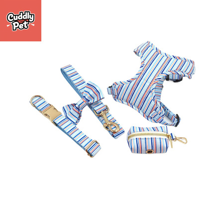 French Stripe Pet Vest 5-Pack w/ Custom Engraved Safety Buckle - Luxury Dog Vest Set (S-4XL) (Includes: "French Stripe," "5-Pack," "Custom Engraved," "Safety," "Luxury" + Size Range)