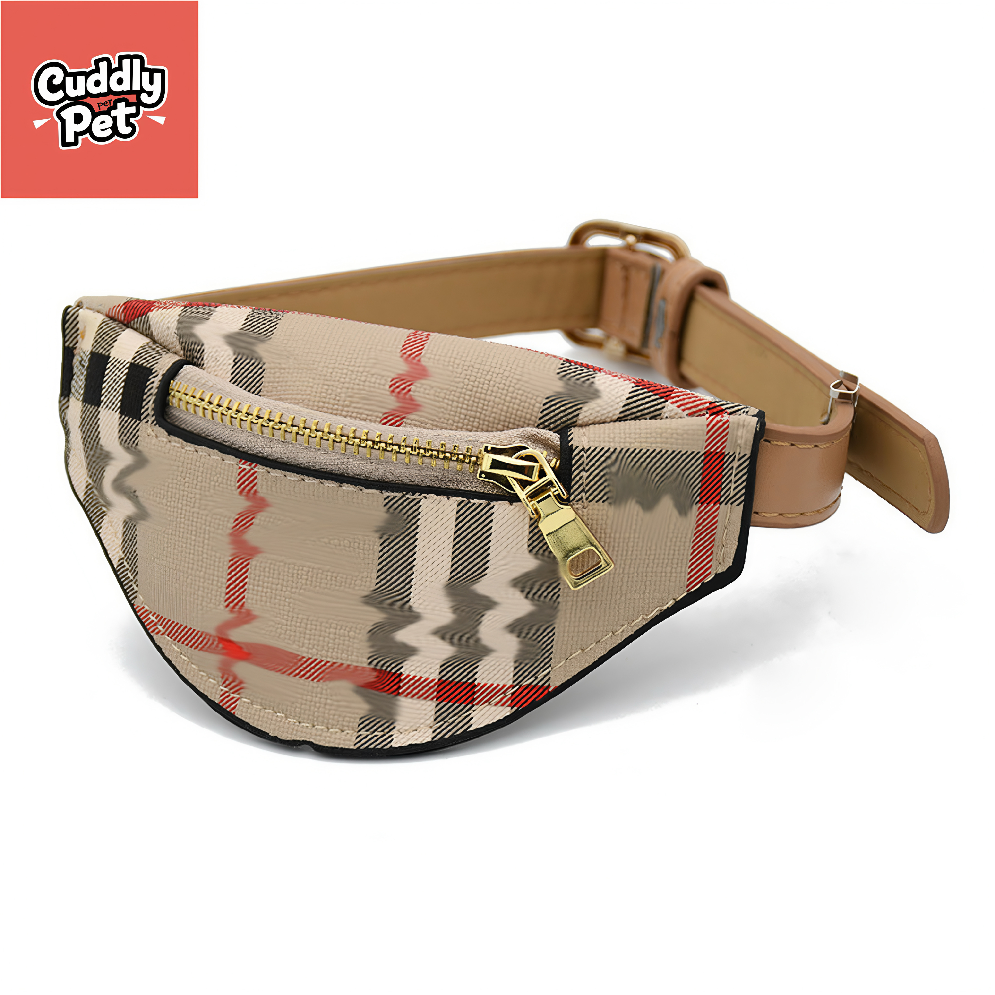 Fashion Pet Sling Bag – Adjustable Leather Dog Backpack for Small Dogs, Stylish Hands-Free Carrier with Snack Storage