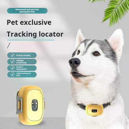 GPS Tracker for Dogs and Cats, Mini Cat & Dog GPS Tracker with Health Monitor and GPS Dog Fence, Waterproof GPS Pet Tracker