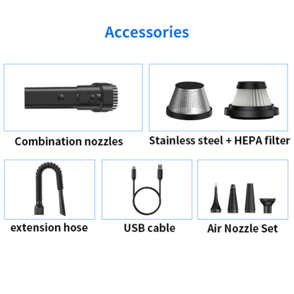 Pro Cordless Vacuum – 10000Pa Pet Hair Powerhouse, HEPA Filter, 25min Runtime