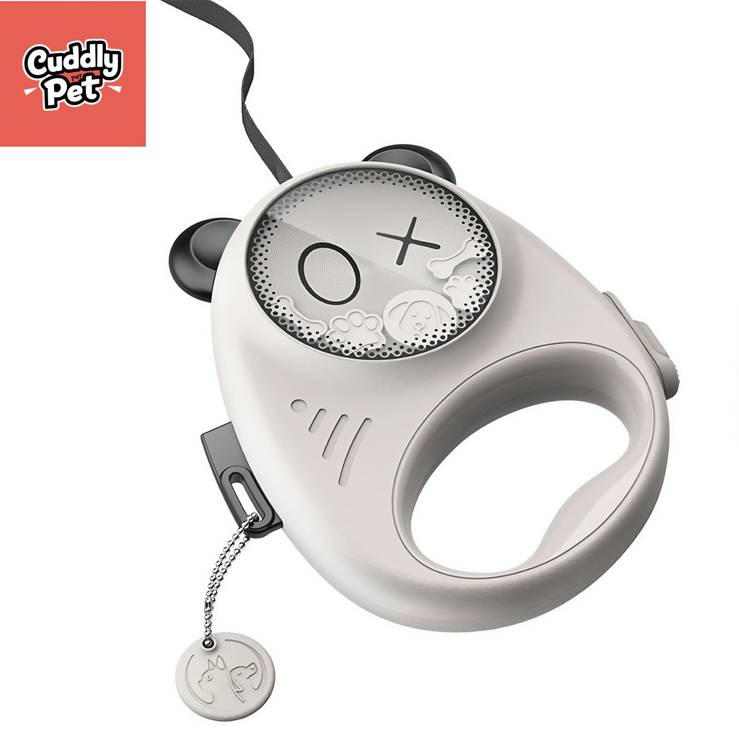 Green Devils Retractable Dog Leash - 4M Extendable Tape Lead for Small Medium Dogs | up to 25kg