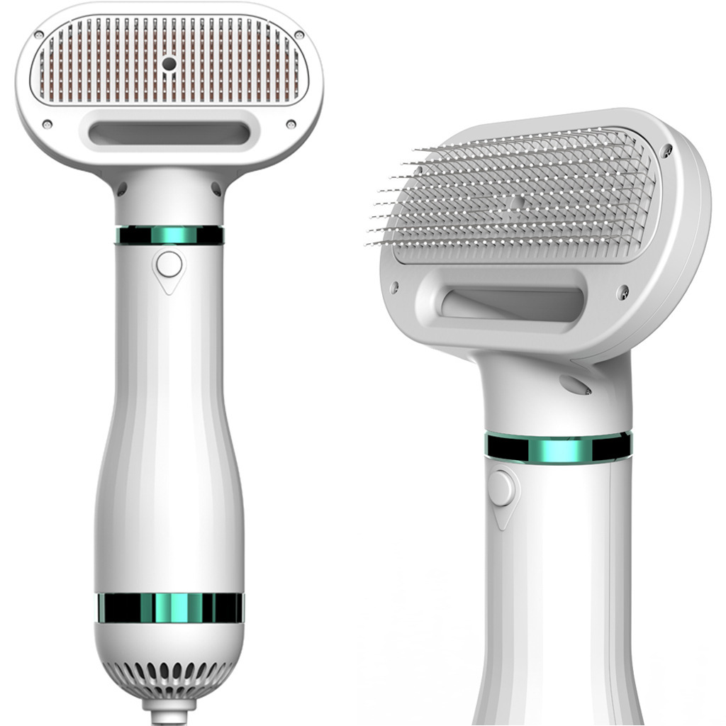 2-in-1 Pet Grooming Brush & Clipper | 304 Stainless Steel | Pain-Free Detangling & Trimming  