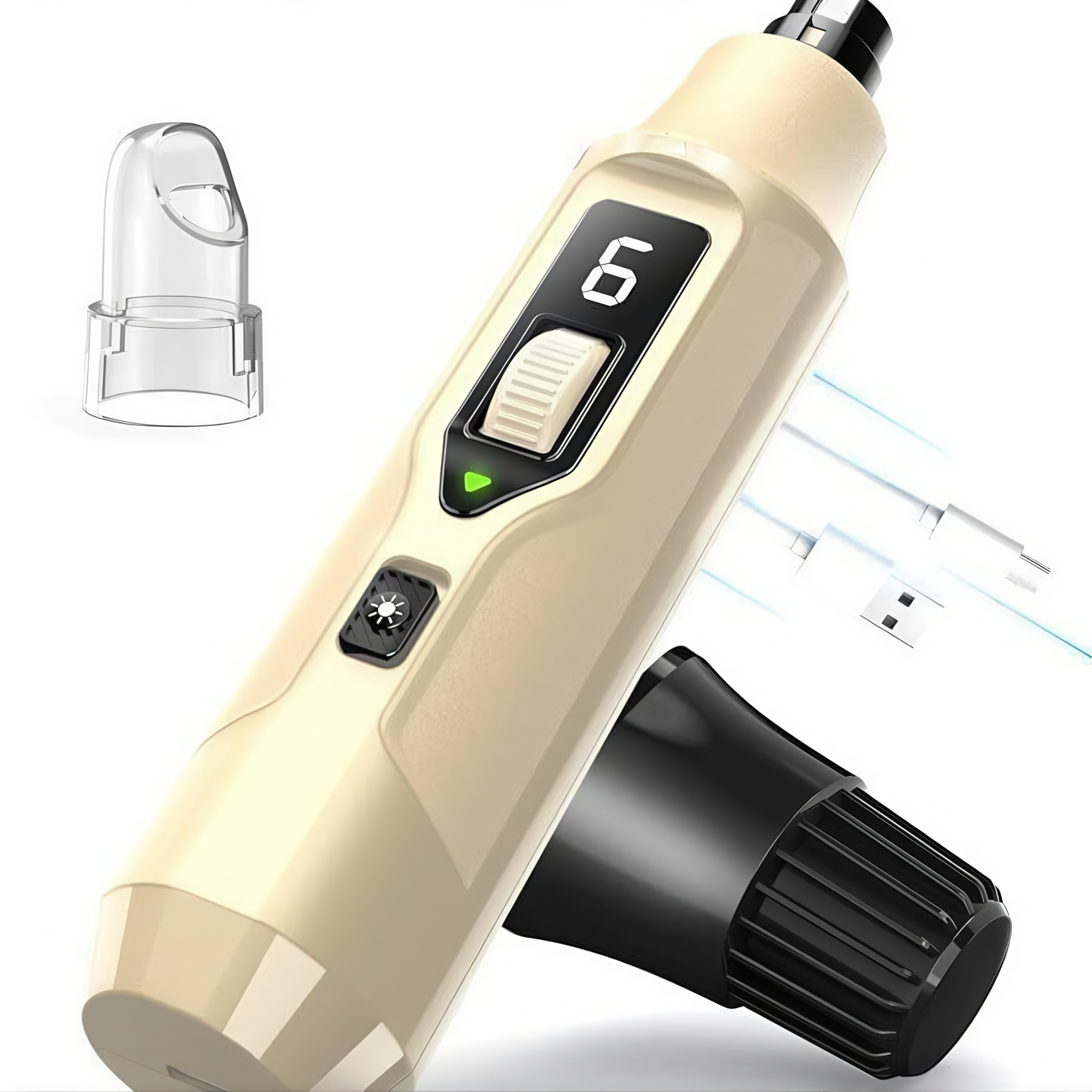 Pet Nail Grinder – 7-Speed with Dust Collector & Instant Stop – Safe for Dogs & Cats – CuddlyPet