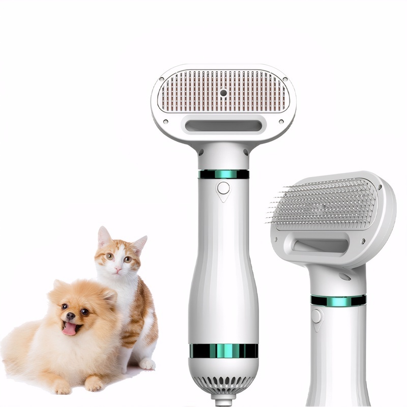 2-in-1 Pet Grooming Brush & Clipper | 304 Stainless Steel | Pain-Free Detangling & Trimming  