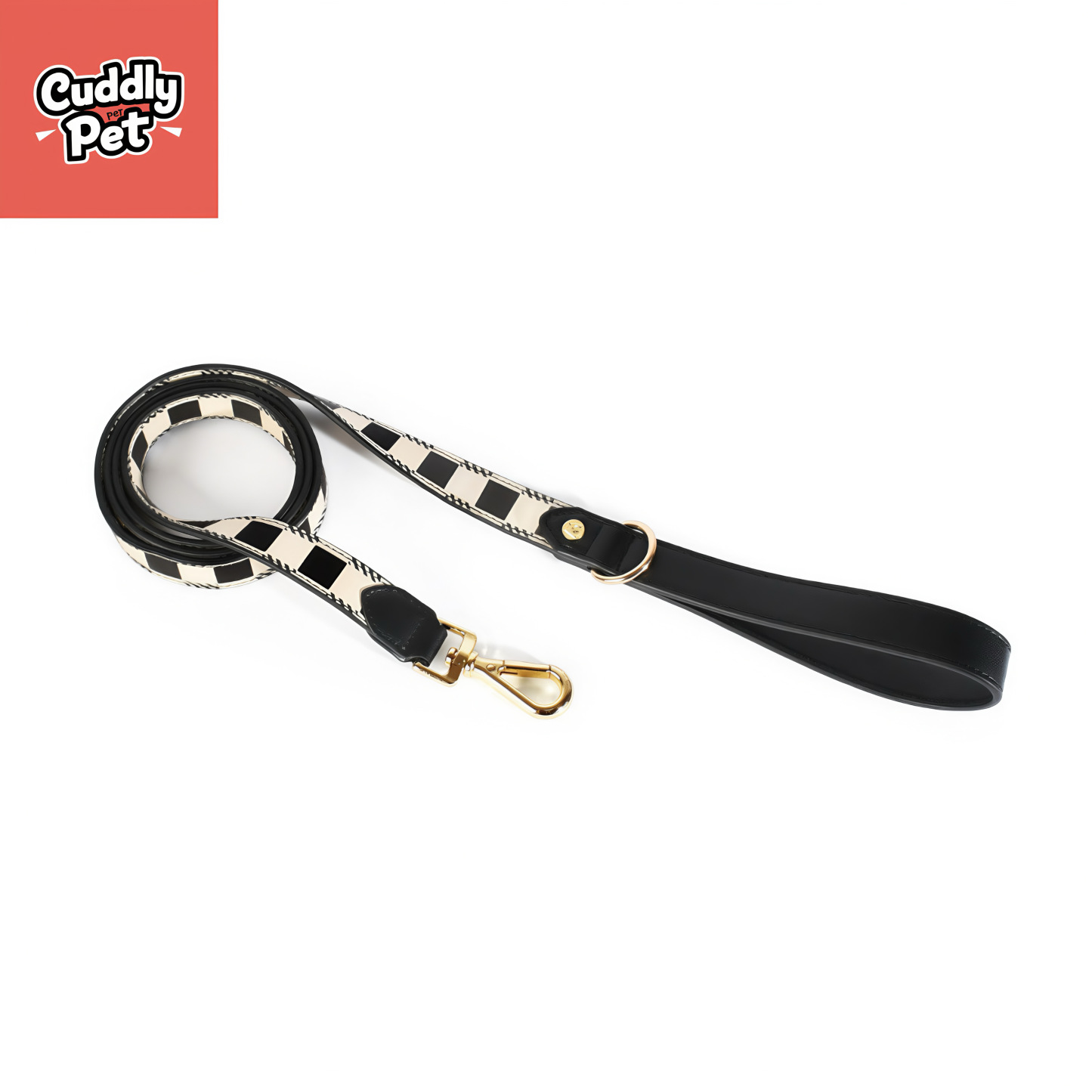 Custom Breakaway Pet Collar Set - Luxury Soft Leather, Detachable Plaid Print & Anti-Choke Safety Buckle (S/M/L)