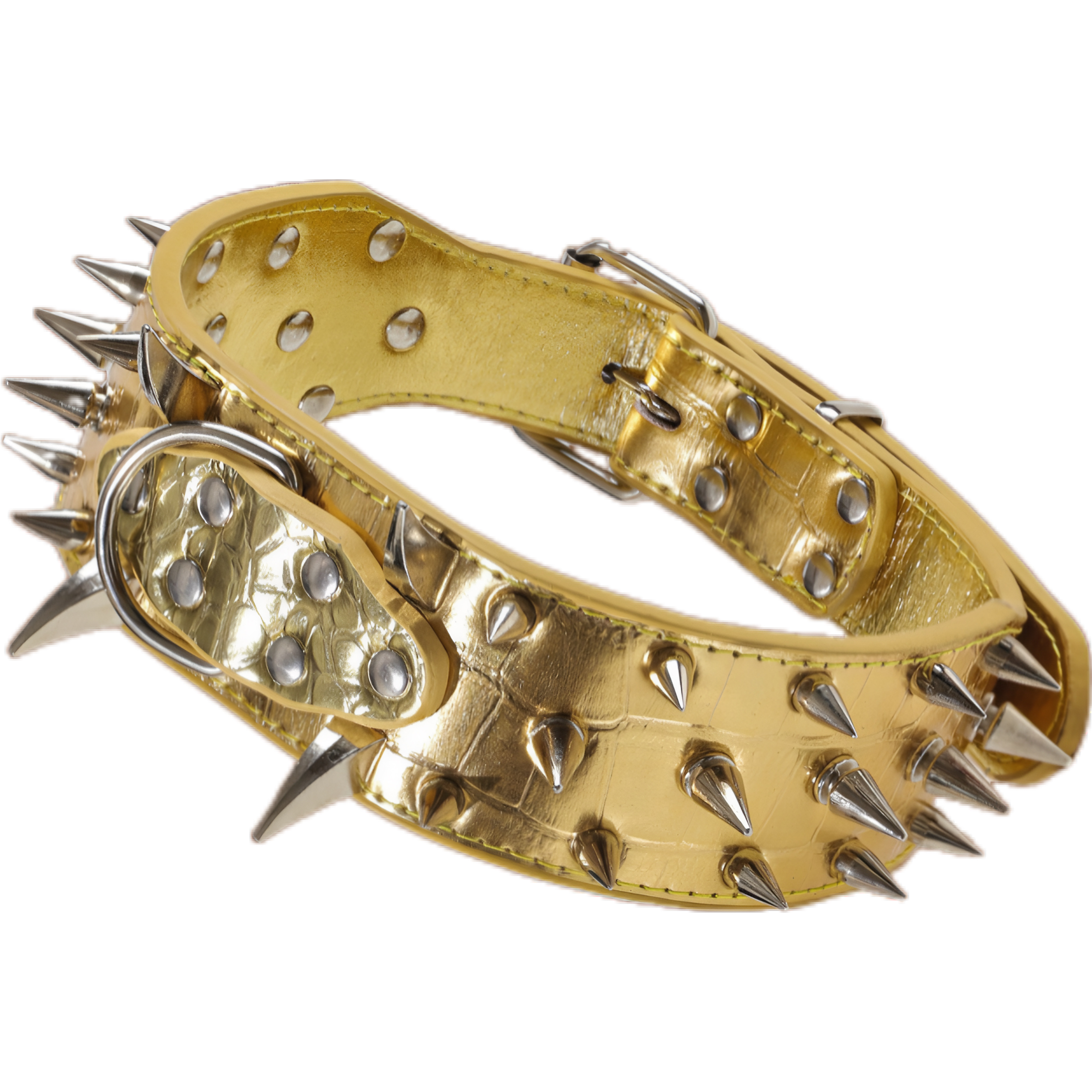 Heavy Duty Spiked Dog Collar for Large Breeds - Anti-Bite, Anti-Pull Protection | CuddlyPet