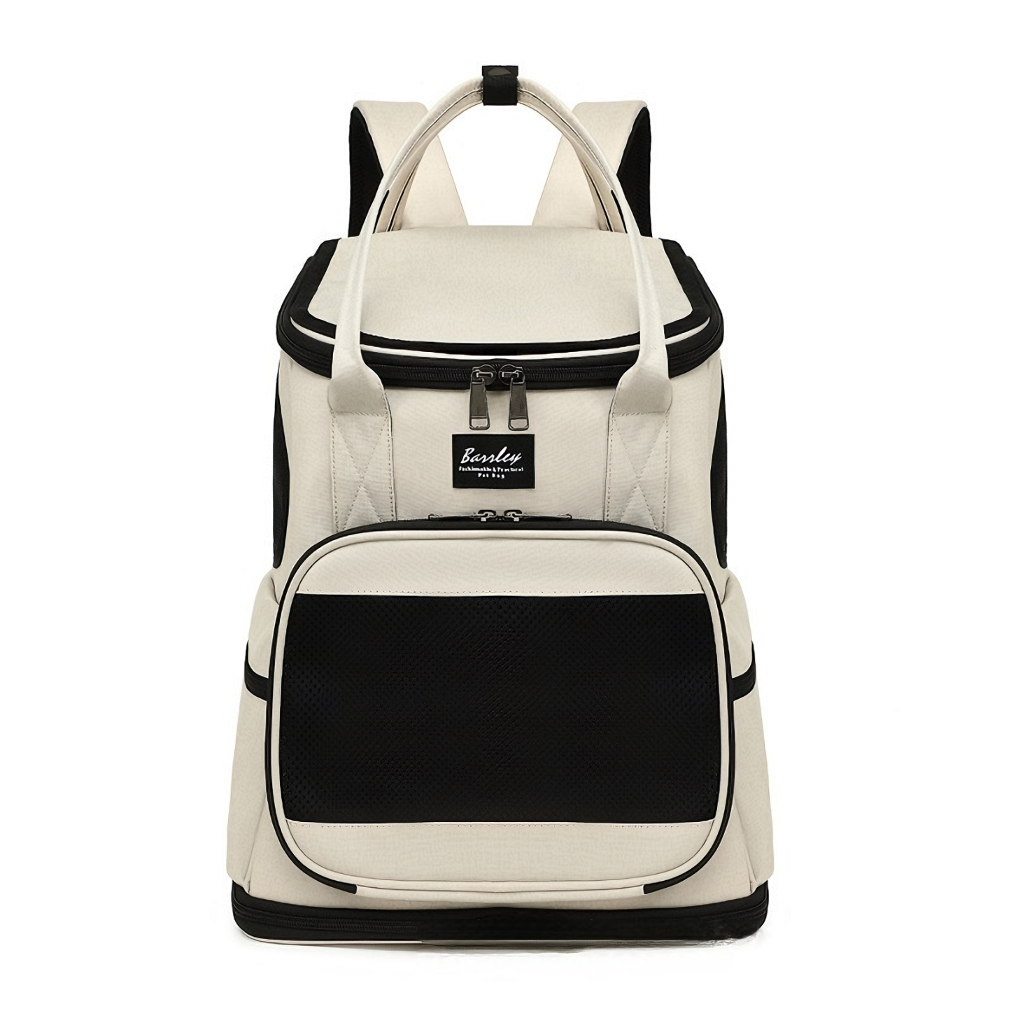 CuddlyPet Detachable Wheeled Cat & Dog Carrier Backpack, Large 15lbs Capacity, Ventilated Pet Travel Bag with Removable Cart, Multi-Mode Backpack/Handheld/Trolley