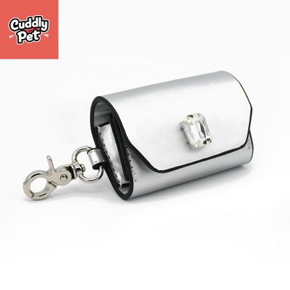 Sparkle & Safety Diamond-Studded Leather Harness Set - Reflective, Adjustable, Waterproof for Small to Large Dogs (XS-XL)