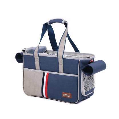 Cuddlypet Designer Pet Carrier Bag - 3-Side Breathable Mesh, Hands-Free Shoulder & Handheld Tote for Cats and Small Dogs, Durable Oxford Fabric (S, L Size)