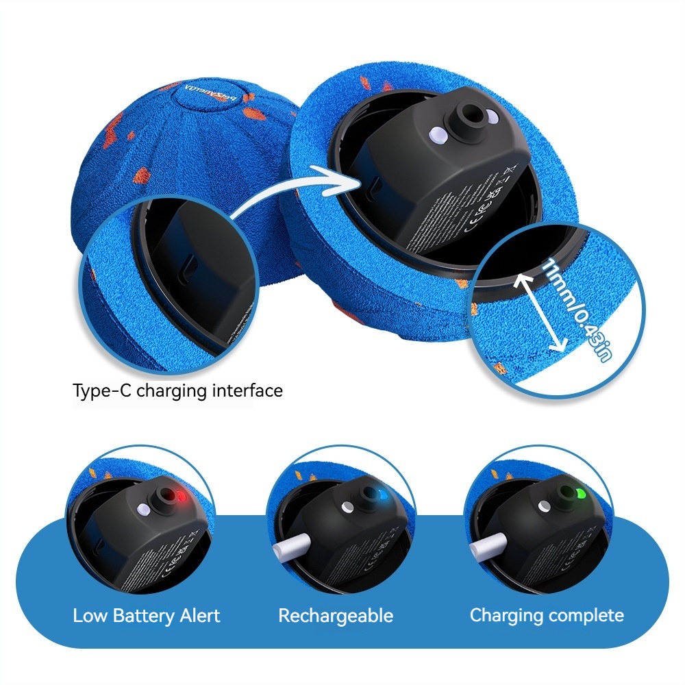 CuddlyPet 2025 Newest Interactive Dog Ball Toy - Automatic Self-Play, Smart Motion Modes, Chew-Resistant with Replaceable Shell, Food-Grade Safe for Small Medium Large Dogs & Cats