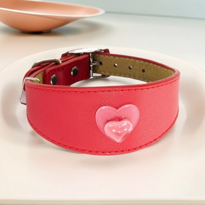 Premium Adjustable Leather Pet Collar – Comfortable, Durable & Waterproof for All Sizes  