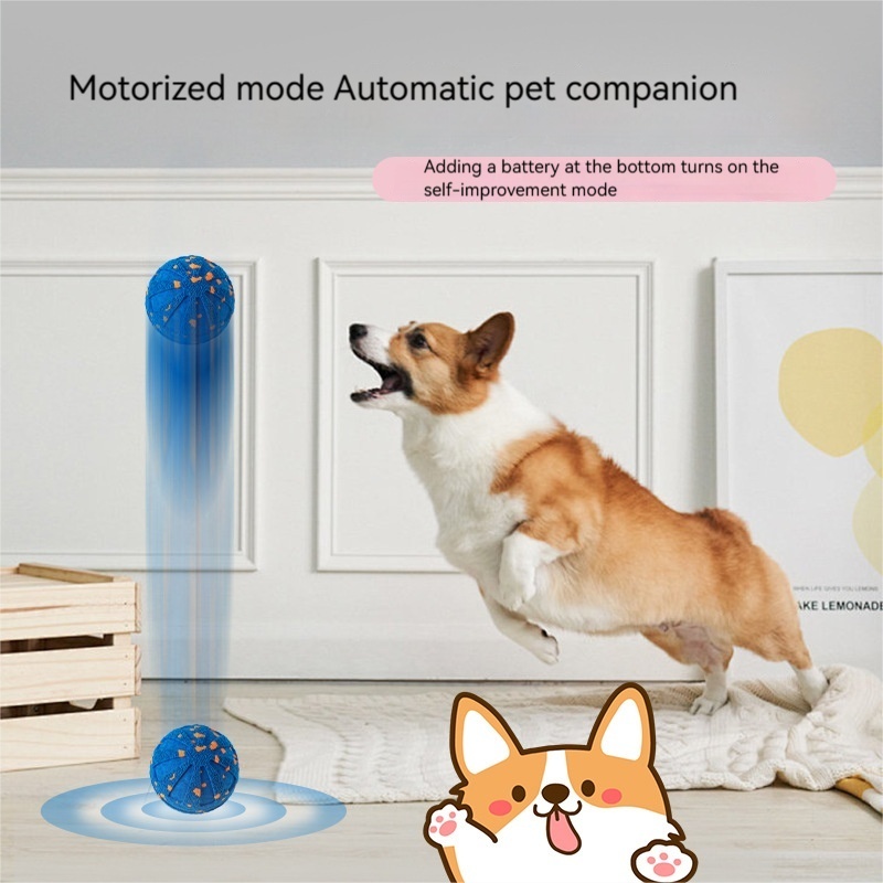 CuddlyPet 2025 Newest Interactive Dog Ball Toy - Automatic Self-Play, Smart Motion Modes, Chew-Resistant with Replaceable Shell, Food-Grade Safe for Small Medium Large Dogs & Cats