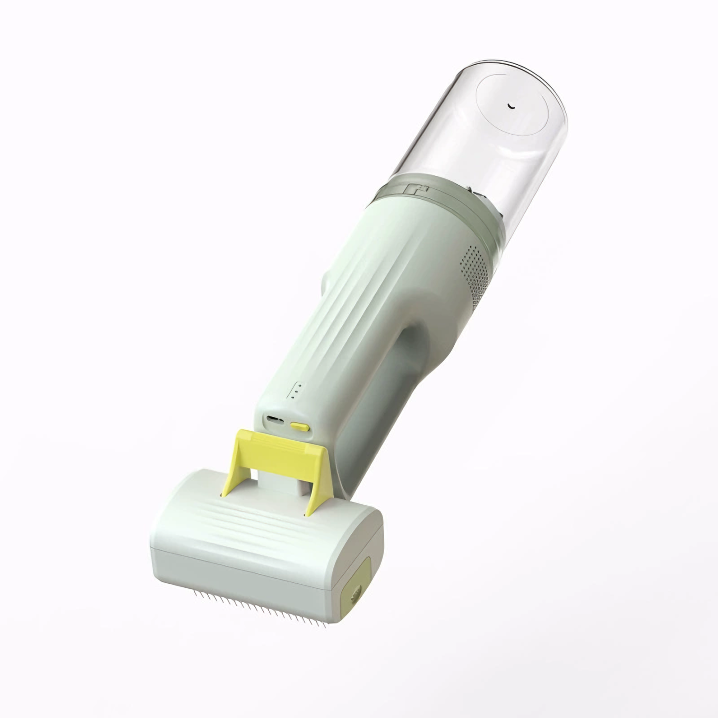 Pet hair vacuum groomer 2-in-1 Vacuum & Grooming Tool Portable & Cordless