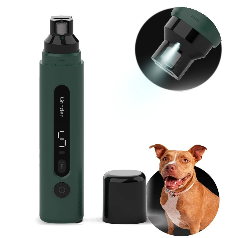 ProPaws Quiet 5-Speed Pet Nail Grinder with LED Light & Anti-Splash Design – 1200mAh Rechargeable, Low Noise Claw Trimmer for All Pets  