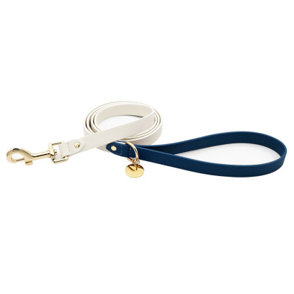 Levia Series Soft Leather Pet Collar and Leash Set | Adjustable, Comfortable, Non-Stick Fur | for Small Medium Large Dogs