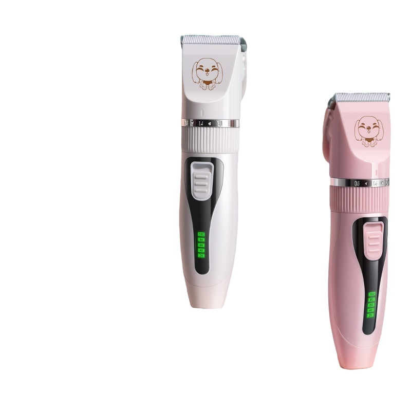 Professional Ceramic Blade Pet Clippers – Low Noise, Adjustable USB Rechargeable Groomer for Dogs & Cats